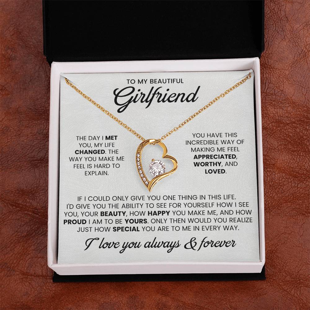 TO MY BEAUTIFUL GIRLFRIEND