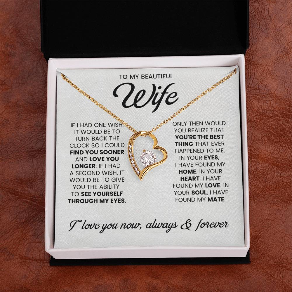 TO MY BEAUTIFUL WIFE