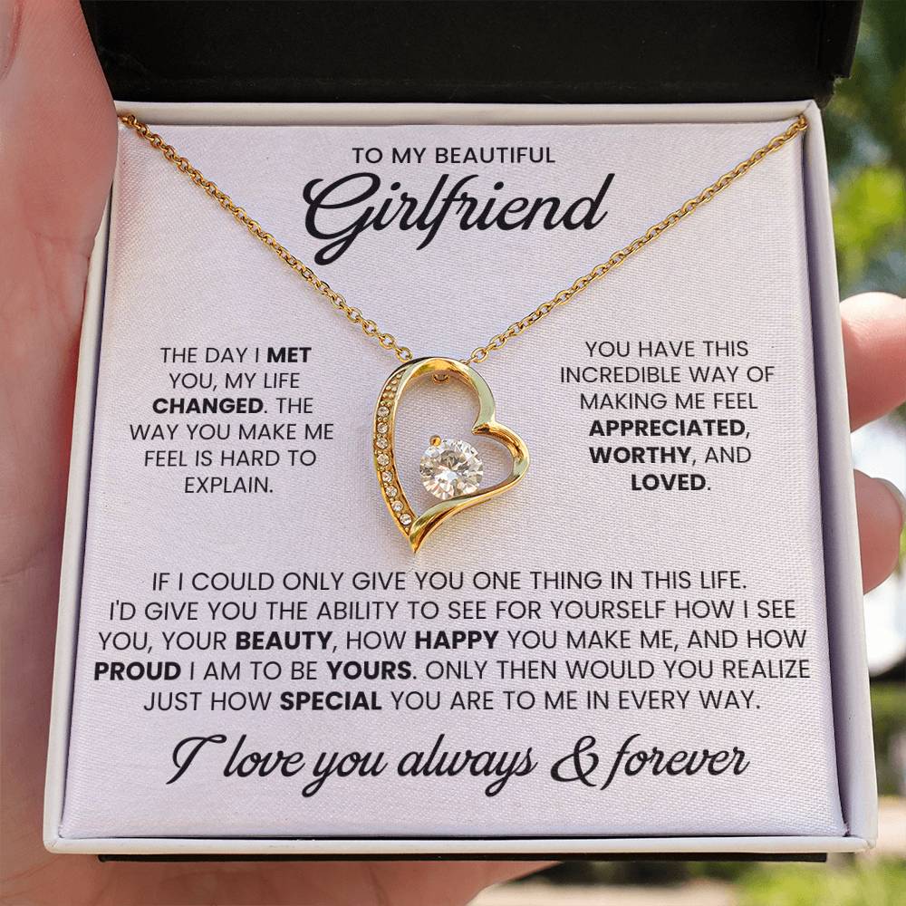 TO MY BEAUTIFUL GIRLFRIEND