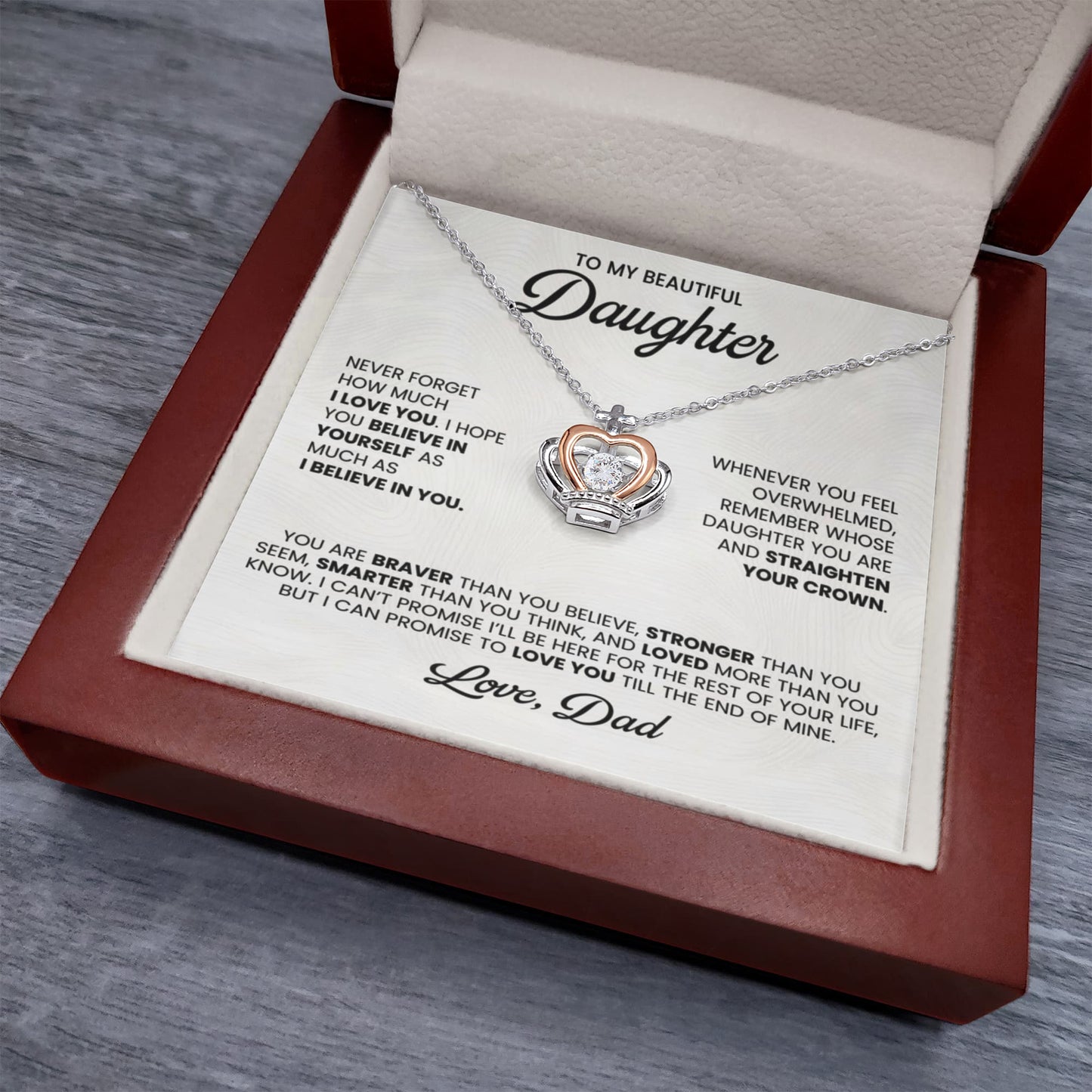 Crown Pendant Necklace
