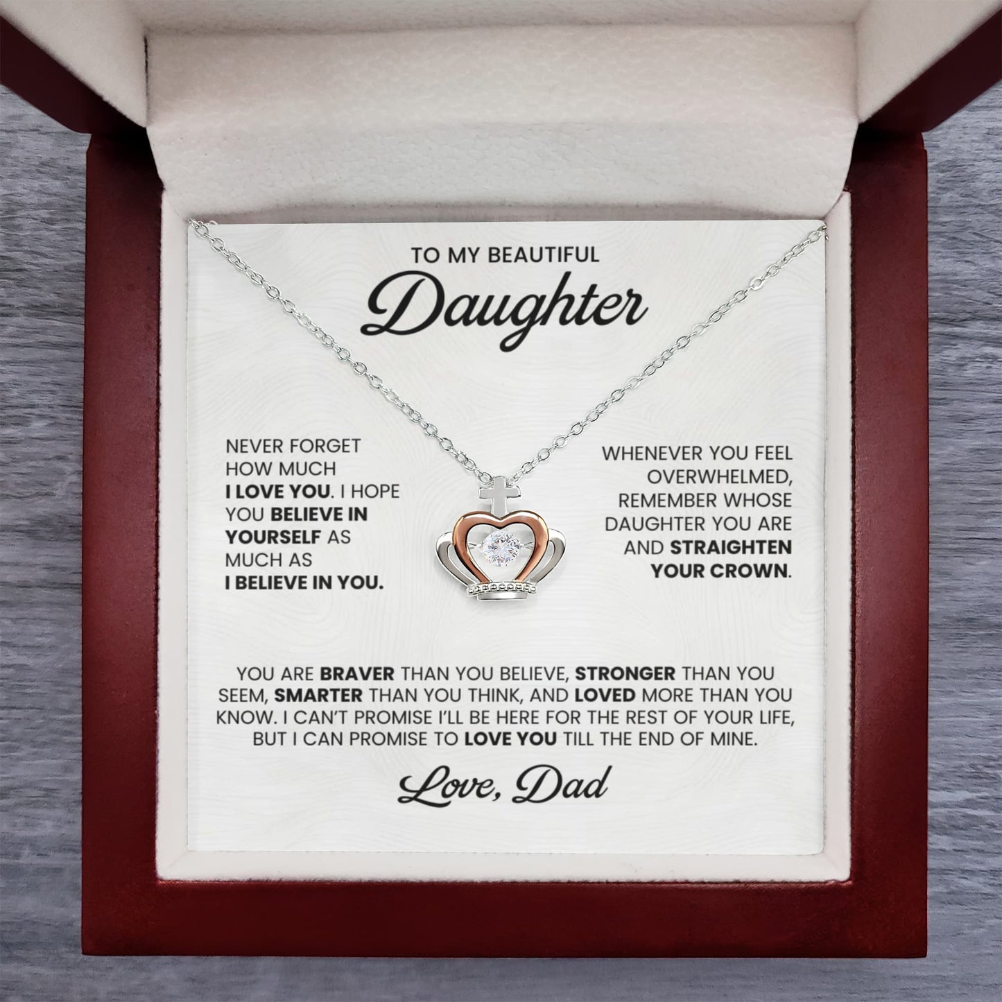 Crown Pendant Necklace