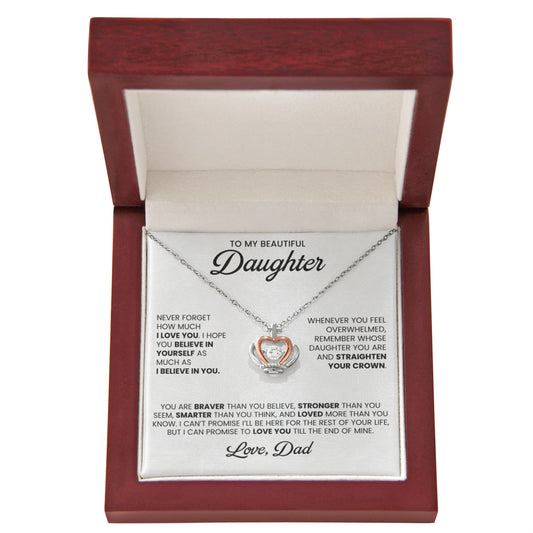 Crown Pendant Necklace